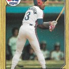 Herm Winningham 1987 Topps #141 Montreal Expos Baseball Card