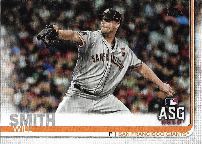 Will Smith 2019 Topps Update #US135 San Francisco Giants Baseball Card