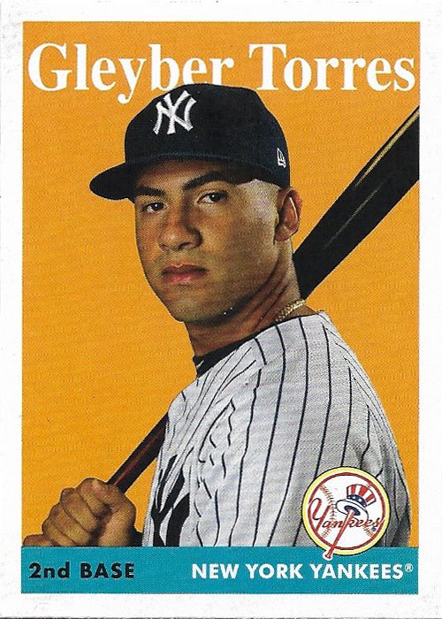 GLEYBER TORRES 2023 TOPPS HERITAGE #282 NY YANKEES