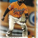Alen Hanson 2019 Topps #478 San Francisco Giants Baseball Card