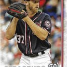 Stephen Strasburg 2019 Topps #356 Washington Nationals Baseball Card