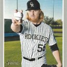 Jon Gray 2019 Topps Heritage #255 Colorado Rockies Baseball Card