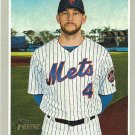 Jed Lowrie 2019 Topps Heritage #557 New York Mets Baseball Card