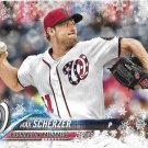 Max Scherzer 2018 Topps Holiday #HMW46 Washington Nationals Baseball Card