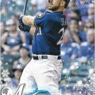 Travis Shaw 2018 Topps Holiday #HMW198 Milwaukee Brewers Baseball Card