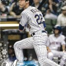 Christian Yelich 2018 Topps Holiday #HMW51 Milwaukee Brewers Baseball Card