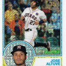 Jose Altuve 2018 Topps Silver Pack #15 Houston Astros Baseball Card