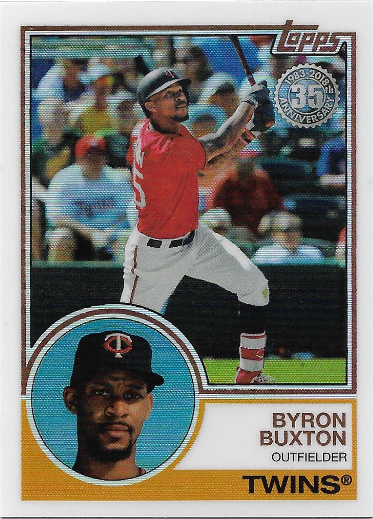 Byron Buxton 2018 Topps Silver Pack #99 Minneosta Twins Baseball Card