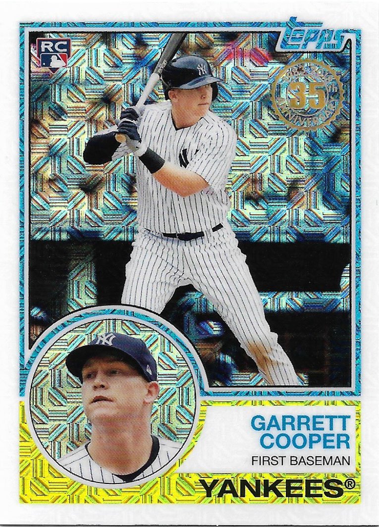 Garrrett Cooper 2018 Topps Silver Pack Rookie #21 New York Yankees Baseball Card