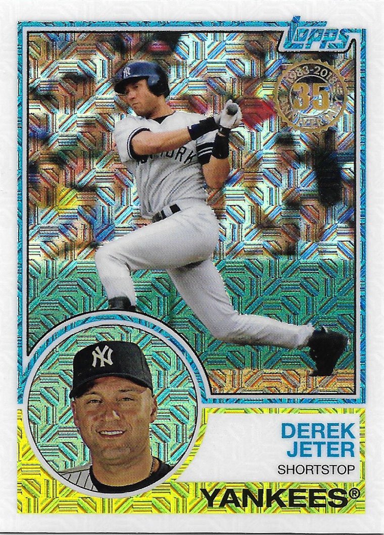 Derek Jeter 2018 Topps Silver Pack #1 New York Yankees Baseball Card