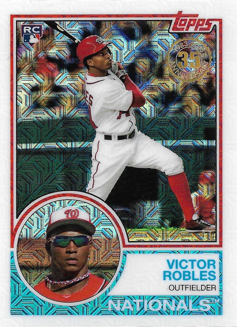 Victor Robles 2018 Topps Silver Pack Rookie #27 Washington Nationals Baseball Card