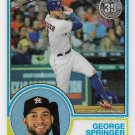 George Springer 2018 Topps Silver Pack #73 Houston Astros Baseball Card