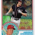 Andrew Stevenson 2018 Topps Silver Pack Rookie #45 Washington Nationals Baseball Card