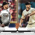 Travis Bergen, Samuel Coonrod 2019 Topps Update Rookie #US238 San Francisco Giants Baseball Card