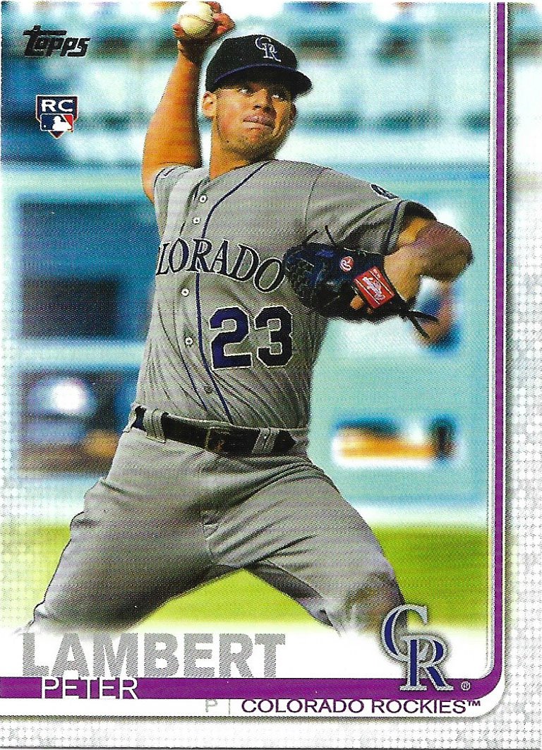 Peter Lambert 2019 Topps Update Rookie #US73 Colorado Rockies Baseball Card