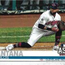 Carlos Santana 2019 Topps Update #US89 Cleveland Indians Baseball Card