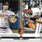 Matt Wotherspoon, Branden Kline 2019 Topps Update Rookie #US264 Baltimore Orioles Baseball Card