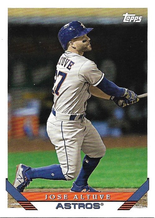 Jose Altuve 2019 Topps Archives #248 Houston Astros Baseball Cards