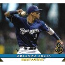 Orlando Arcia 2019 Topps Archives #279 Milwaukee Brewers Baseball Card