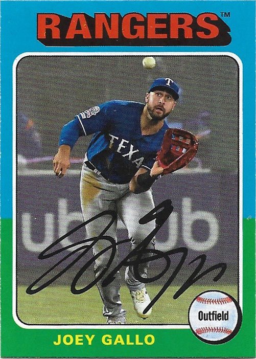 Joey Gallo 2019 Topps Archives 129 Texas Rangers Baseball Cards