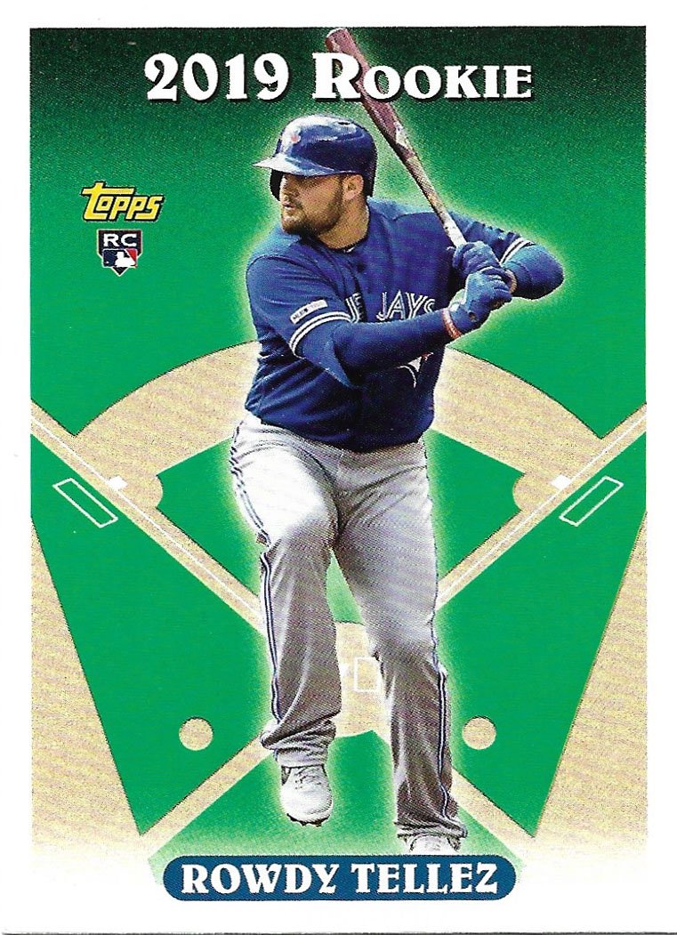 Rowdy Tellez 2019 Topps Archives Rookie 323 Toronto Blue Jays Baseball Cards
