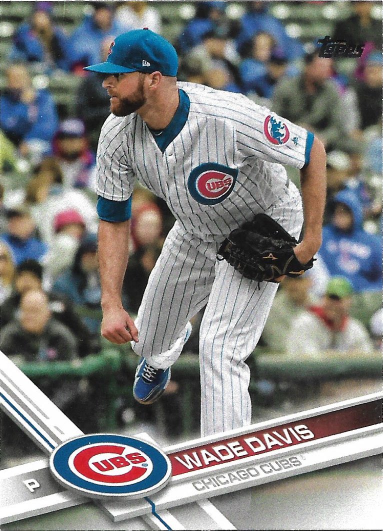 Wade Davis 2017 Topps Update #US228 Chicago Cubs Baseball Card