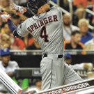 George Springer 2017 Topps Update #US9 Houston Astros Baseball Card