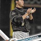 Junichi Tazawa 2017 Topps Update #US71 Miami Marlins Baseball Card