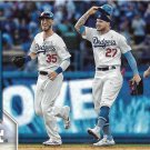 Cody Bellinger, Alex Verdugo 2020 Topps #298 Los Angeles Dodgers Baseball Card Cody Bellinger, Alex Verdugo 2020 Topps #298 Los Angeles Dodgers Baseball Card