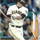 Brandon Belt 2020 Topps #176 San Francisco Giants Baseball Card