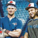 Cavan Biggio, Bo Bichette 2020 Topps #61 Toronto Blue Jays Baseball Card