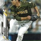 Andres Munoz 2020 Topps Rookie #56 San Diego Padres Baseball Card Andres Munoz 2020 Topps Rookie #56 San Diego Padres Baseball Card