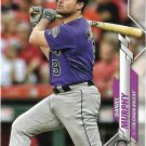 Daniel Murphy 2020 Topps #116 Colorado Rockies Baseball Card