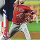 Hansel Robles 2020 Topps #339 Los Angeles Angels Baseball Card