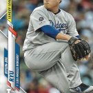 Hyun-Jin Ryu 2020 Topps #86 Los Angeles Dodgers Baseball Card Hyun-Jin Ryu 2020 Topps #86 Los Angeles Dodgers Baseball Card