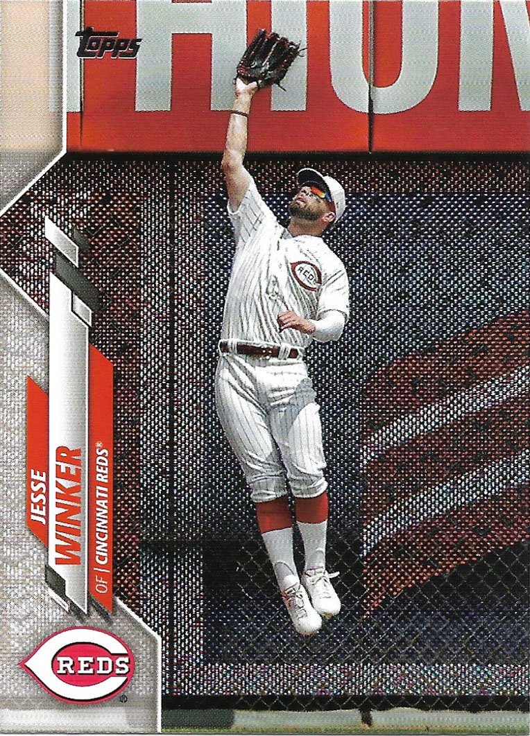Jesse Winker 2020 Topps #58 Cincinnati Reds Baseball Card