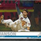Dansby Swanson 2019 Topps Chrome #169 Atlanta Braves Baseball Card