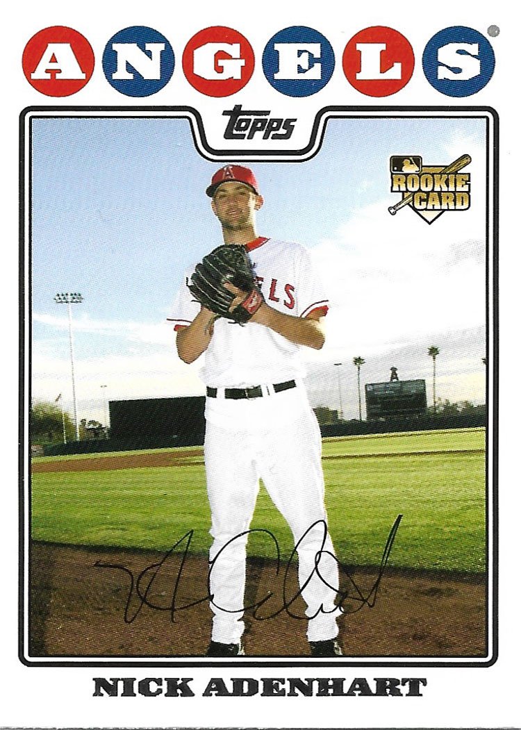 Nick Adenhart 2008 Topps Updates & Highlights Rookie #UH129 Angels ...