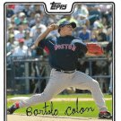 Bartolo Colon 2008 Topps Updates & Highlights #UH15 Boston Red Sox Baseball Card