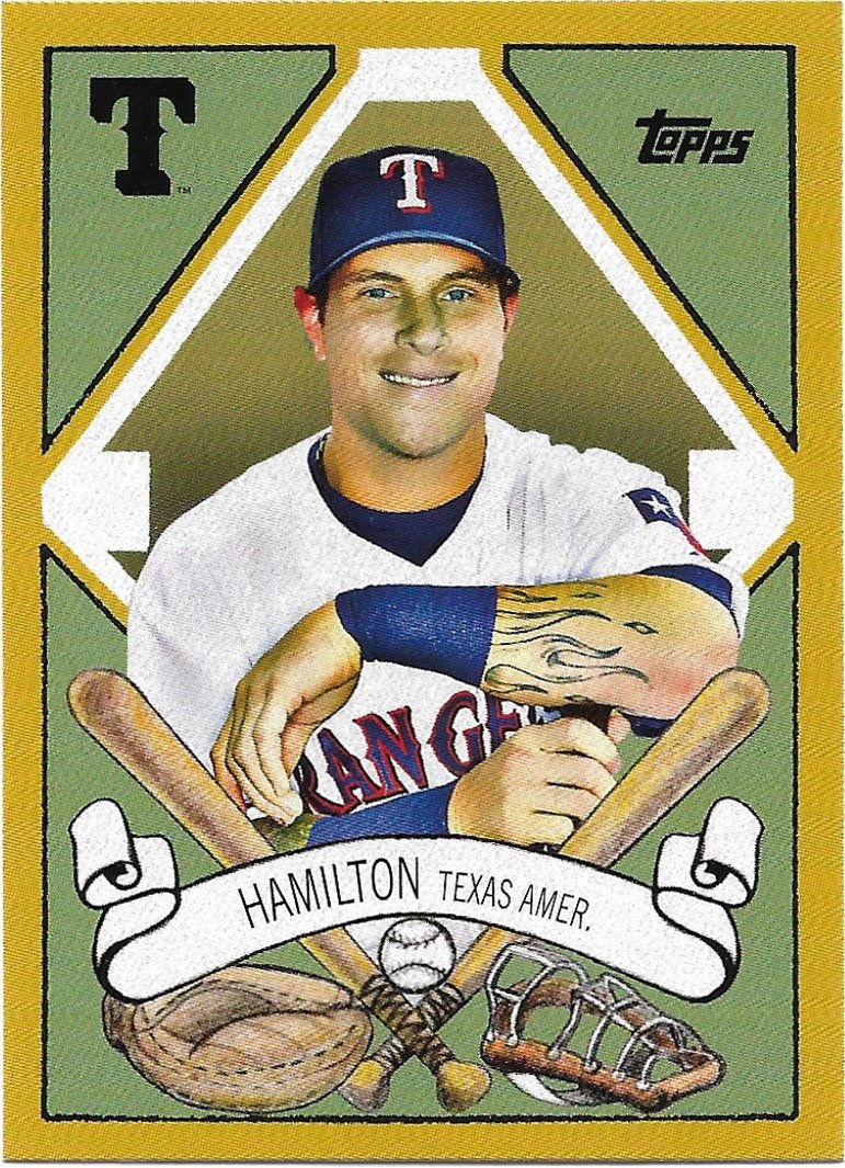 Josh Hamilton 2008 Topps T205 #TCP33 Texas Rangers Baseball Card