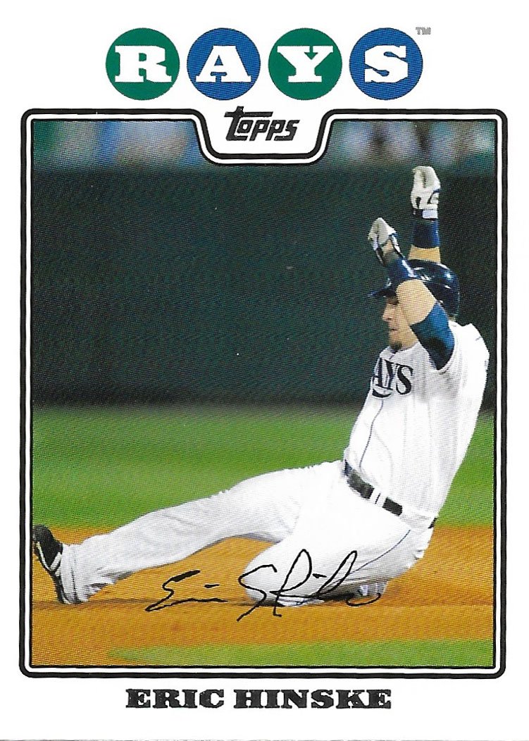 Eric Hinske 2008 Topps Updates & Highlights #UH92 Tampa Bay Rays Baseball Card