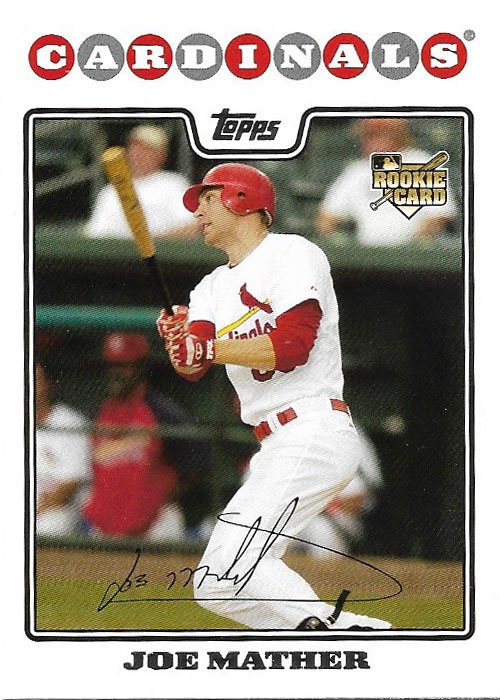 Joe Mather 2008 Topps Updates & Highlights Rookie #UH243 St. Louis Cardinals Baseball Card