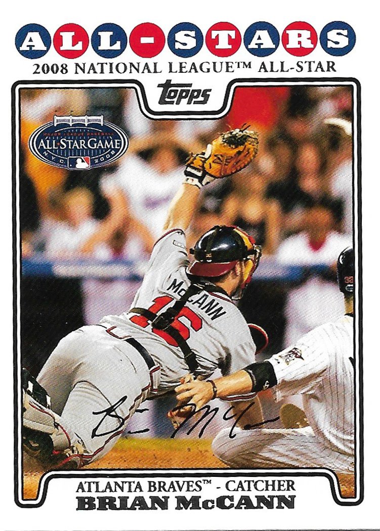 Brian McCann 2008 Topps Updates & Highlights #UH226 Atlanta Braves Baseball Card