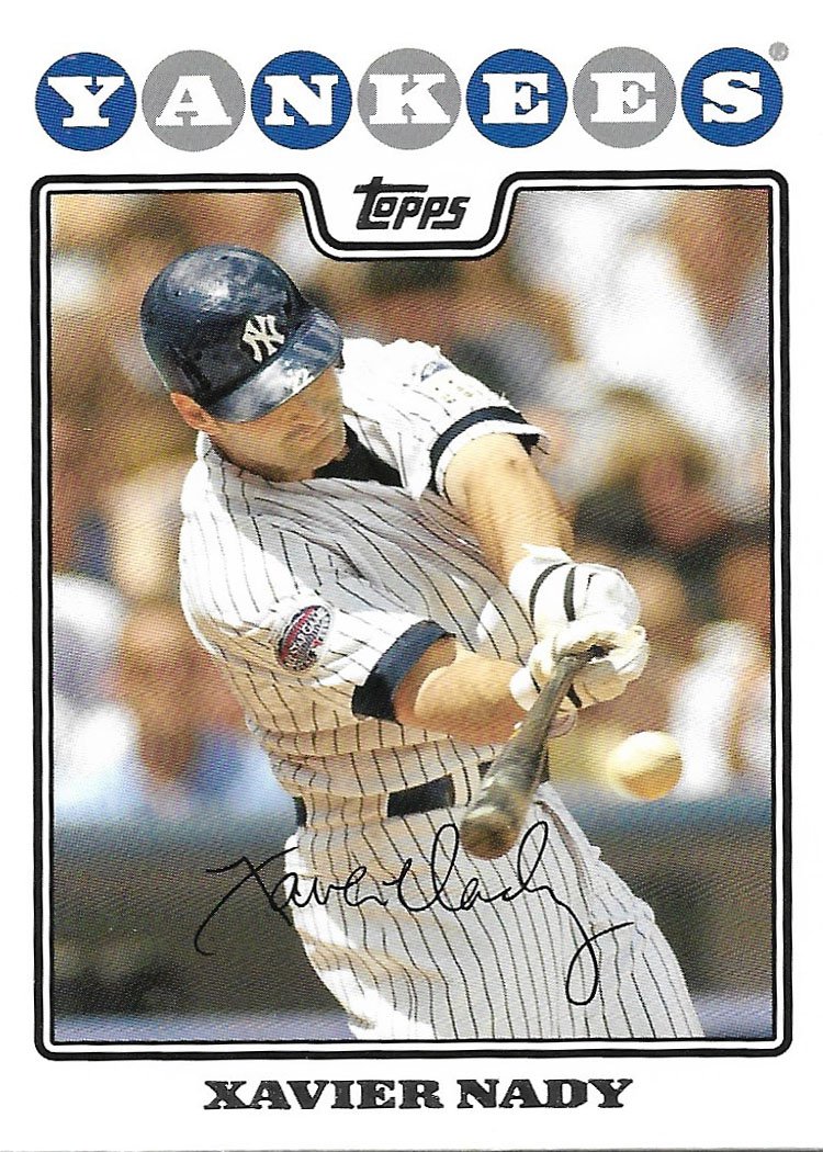 Xavier Nady 2008 Topps Updates & Highlights #UH36 New York Yankees Baseball Card