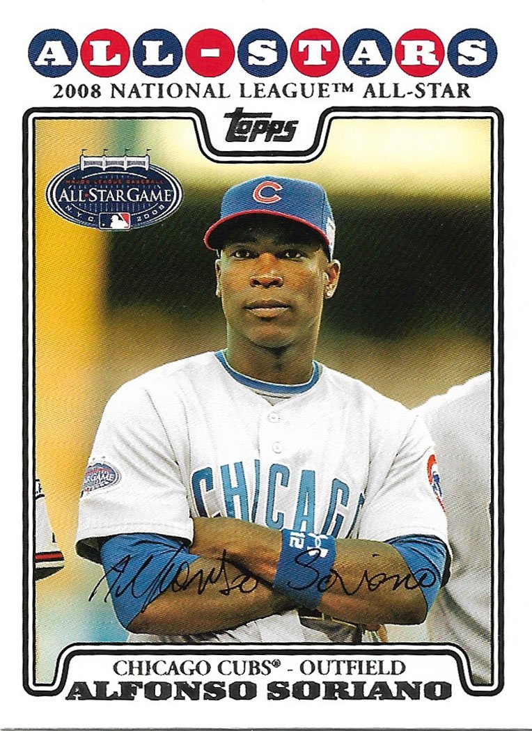 Alfonso Soriano 2008 Topps Updates & Highlights #UH268 Chicago