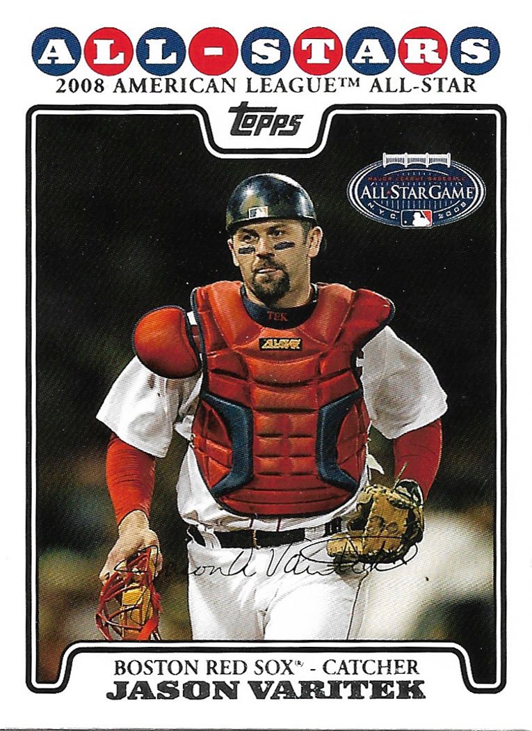 Jason Varitek 2008 Topps Updates & Highlights #UH107 Boston Red Sox  Baseball Card