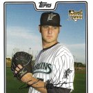 Chris Volstad 2008 Topps Updates & Highlights Rookie #UH249 Florida Marlins Baseball Card