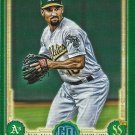 Marcus Semien 2019 Topps Gypsy Queen Green #201 Oakland Athletics Baseball Card