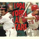 Carlos Baerga, Bret Boone 1995 Topps #385 Cleveland Indians, Cincinnati Reds Baseball Card
