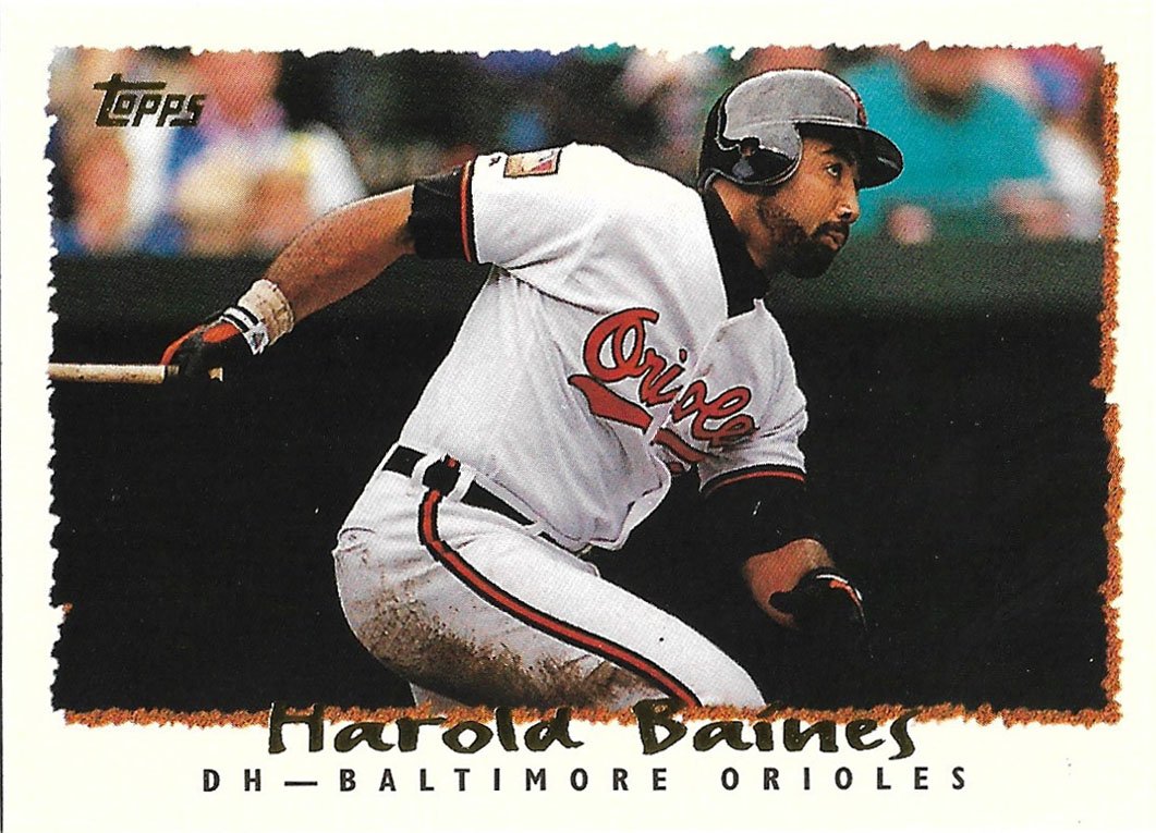Harold Baines 1995 Topps #232 Baltimore Orioles Baseball Card